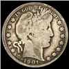 1901-S Barber Half Dollar NICELY CIRCULATED