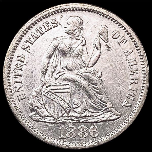 1886 Seated Liberty Dime UNCIRCULATED