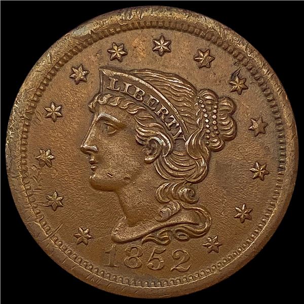 1852 Braided Hair Large Cent UNCIRCULATED