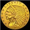 1911-D Indian Head Quarter Eagle $2.50 CLOSE UNC