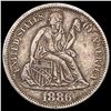 1886 Seated Liberty Dime NEARLY UNCIRCULATED