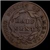 Image 2 : 1828 Classic Head Half Cent LIGHTLY CIRCULATED