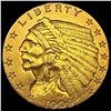 Image 1 : 1909 Indian Head $2.5 Gold Quarter Eagle CLOSELY UNCIRCULATED