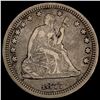 Image 1 : 1877-CC Seated Liberty Quarter LIGHTLY CIRCULATED