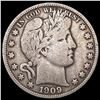 Image 1 : 1909-S Barber Half Dollar NICELY CIRCULATED