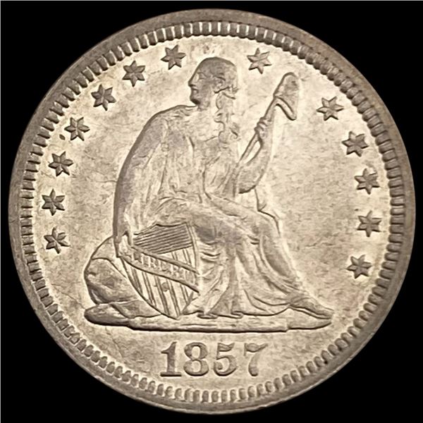 1857 Seated Liberty Quarter UNCIRCULATED
