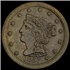 1857 Braided Hair Half Cent CLOSELY UNCIRCULATED