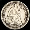 Image 1 : 1853 Arrows Seated Liberty Half Dime CHOICE AU