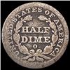 Image 2 : 1841-O Seated Liberty Half Dime NICELY CIRCULATED