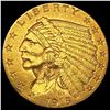 1915 Indian Head $2.5 Gold Quarter Eagle CHOICE AU