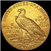 Image 2 : 1915 Indian Head $2.5 Gold Quarter Eagle CHOICE AU