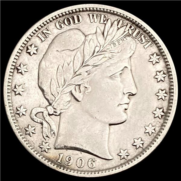1906-S Barber Half Dollar UNCIRCULATED