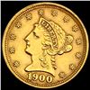 Image 1 : 1900 Liberty Head Quarter Eagle UNCIRCULATED