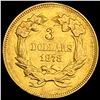 Image 2 : 1878 $3 Indian Princess Head Gold CHOICE AU