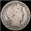 1912-S Barber Half Dollar NICELY CIRCULATED