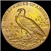 Image 2 : 1912 Indian Head $2.50 Gold Quarter Eagl CLOSELY UNCIRCULATED