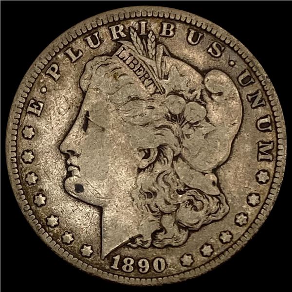 1890-CC Morgan Silver Dollar LIGHTLY CIRCULATED
