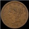 1856 Braided Hair Half Cent CLOSELY UNCIRCULATED