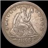 1854 Arrows Seated Liberty Quarter CHOICE AU