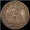 Image 1 : 1853 Arrows Seated Liberty Quarter UNCIRCULATED