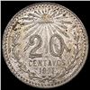 Image 2 : 1911 Mexico 20 Centavos CLOSELY UNCIRCULATED