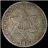 Image 1 : 1853 Silver Three-Cent Piece LIGHTLY CIRCULATED