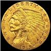 1915 Indian Head $2.50 Gold Quarter Eagl CLOSELY UNCIRCULATED