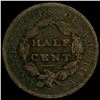 Image 2 : 1828 Classic Head Half Cent NICELY CIRCULATED