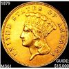 1879 $3 Gold Piece UNCIRCULATED