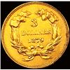 Image 2 : 1879 $3 Gold Piece UNCIRCULATED