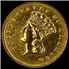 1861 Indian Princess Head $1 Gold Coin CLOSELY UNCIRCULATED