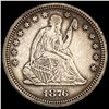 1876-CC Seated Liberty Quarter LIGHTLY CIRCULATED