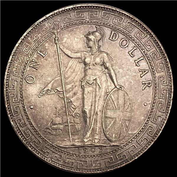 1909 British Trade Dollar UNCIRCULATED