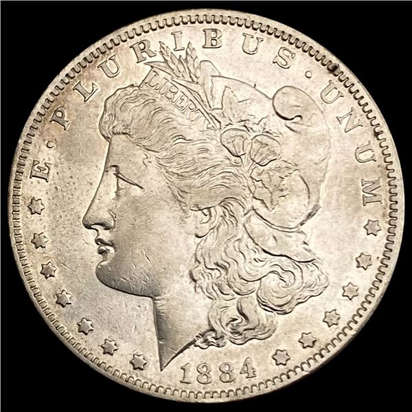 1884-S Morgan Silver Dollar NEARLY UNCIRCULATED