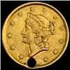 1851 Liberty Head Gold Dollar (holed) HIGH GRADE