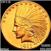 1911-D $10 Gold Eagle CHOICE BU