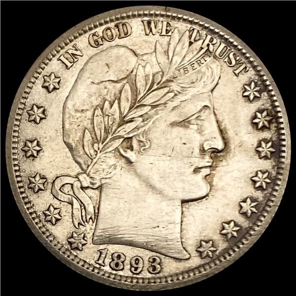 1893-O Barber Half Dollar CLOSELY UNCIRCULATED