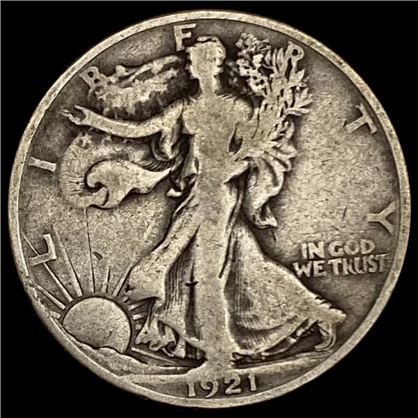 1921-S Walking Liberty Half Dollar NICELY CIRCULATED