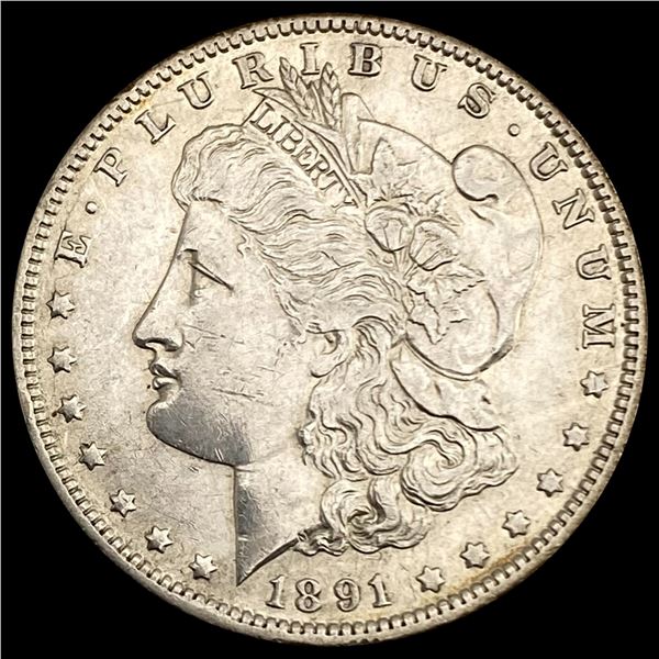 1891-O Morgan Silver Dollar CLOSELY UNCIRCULATED