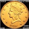 Image 1 : 1839/8 Type of 1838 $10 Gold Eagle CHOICE AU