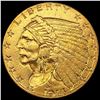 Image 1 : 1914-D Indian Head $2.5 Gold Quarter Eagle CLOSELY U