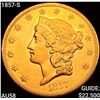 Image 1 : 1857-S $20 Gold Double Eagle CHOICE AU