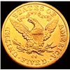 Image 2 : 1891-CC $5 Gold Half Eagle UNCIRCULATED