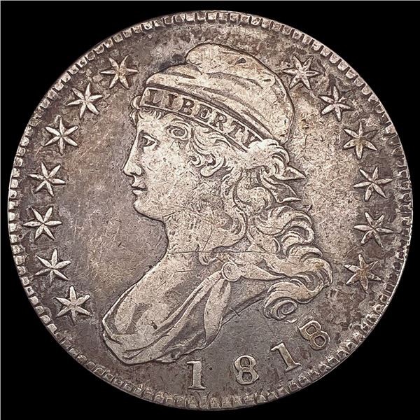 1818 Capped Bust Half Dollar CLOSELY UNCIRCULATED