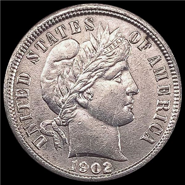 1902 Barber Dime UNCIRCULATED