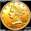 1858-O $10 Gold Eagle UNCIRCULATED