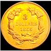 Image 2 : 1855 $3 Gold Piece UNCIRCULATED