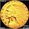 1909-O $5 Gold Half Eagle UNCIRCULATED