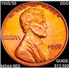 1955/55 DDO Wheat Cent CHOICE BU RD
