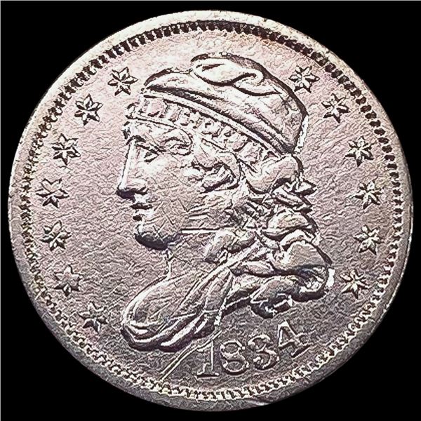 1834 Capped Bust Half Dime CLOSELY UNCIRCULATED